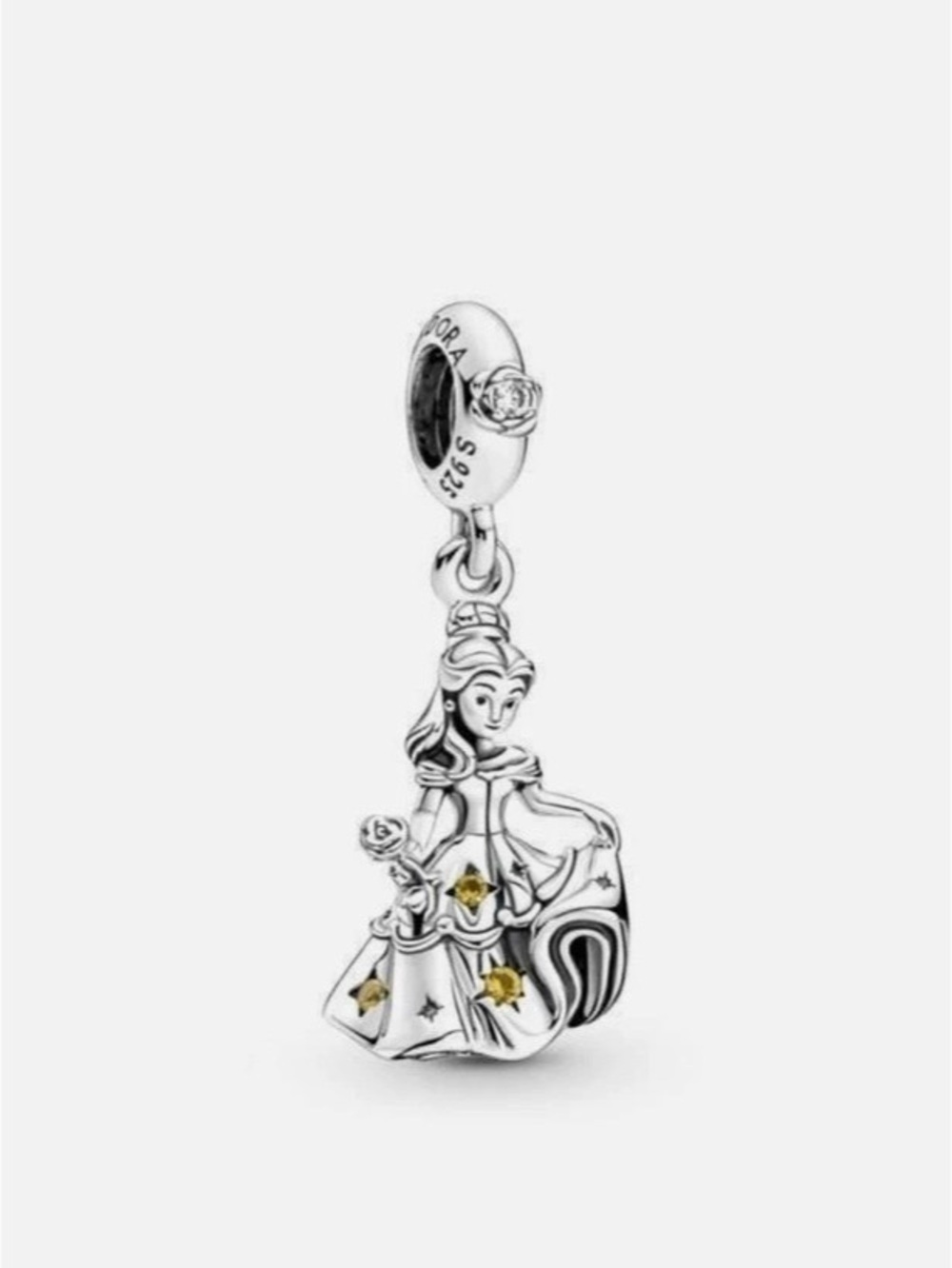 Pandora Disney Beauty and the Beast Dancing Belle Dangle Charm